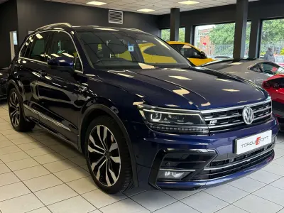 Used VW Tiguan R-line 190 HP (139 kW) 2017 Blue SUV