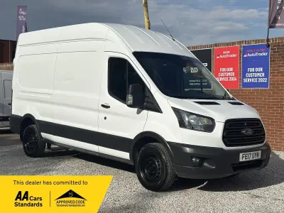 Used Ford Transit 130 HP (95 kW) 2017 White Van