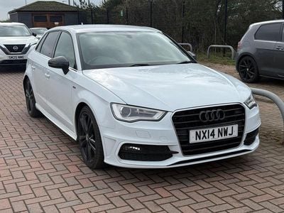 Used Audi A3 S-Line 2014 White Hatchback
