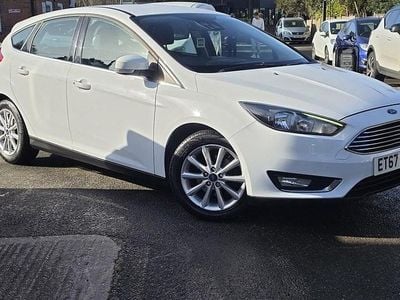 Used Ford Focus Titanium 125 HP (91 kW) 2018 White Hatchback