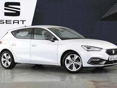 Used Seat Leon FR 150 HP (110 kW) 2020 White Hatchback