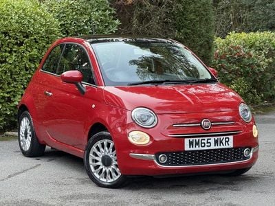 Used Fiat 500 Lounge 69 HP (50 kW) 2015 Red Hatchback