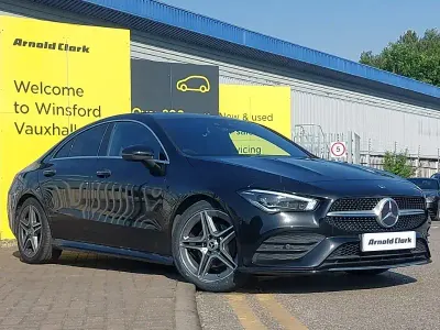 Used Mercedes CLA180 AMG Line Premium Plus 136 HP (100 kW) 2020 Black Sedan