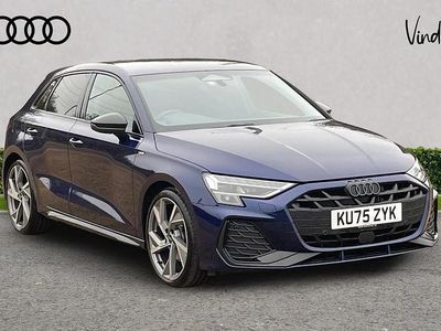 Used Audi A3 Black Edition 147 HP (108 kW) 2025 Blue Hatchback