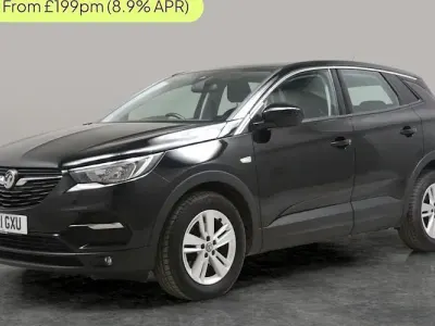 Begagnad Vauxhall Grandland X S 131 HK (96 kW) 2021 Svart SUV