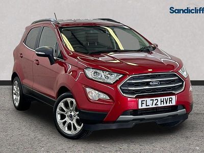 Used Ford Ecosport Titanium 125 HP (91 kW) 2022 Red SUV