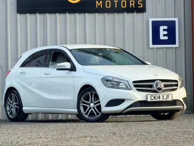 Used Mercedes A180 109 HP (80 kW) 2014 White Hatchback