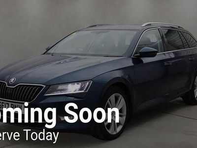 Used Skoda Superb SE L Executive 190 HP (139 kW) 2017 Blue Estate