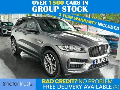 Używany Jaguar F-Pace R-Sport 240 KM (176 kW) 2018 Szary SUV