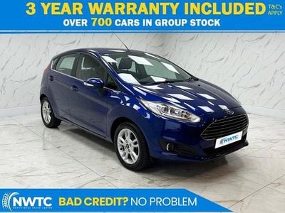 Used Ford Fiesta Zetec 100 HP (73 kW) 2015 Blue Hatchback