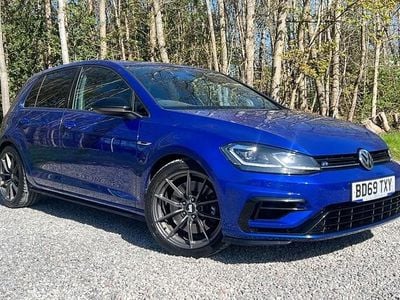 Begagnad VW Golf VII R 300 HK (220 kW) 2019 Blå Halvkombi