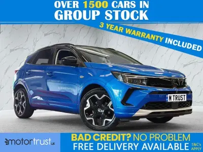 Used Vauxhall Grandland X Ultimate 130 HP (95 kW) 2023 Blue SUV