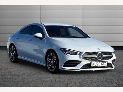 Used Mercedes CLA200 AMG line 161 HP (118 kW) 2020 White Coupe