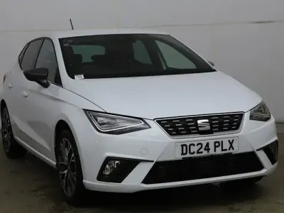 Used Seat Ibiza XCELLENCE 116 HP (85 kW) 2024 White Hatchback