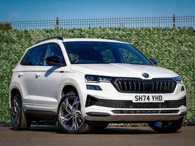 Used Skoda Karoq SportLine 150 HP (110 kW) 2024 White SUV