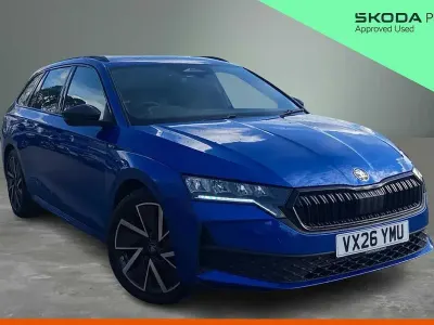 Używany Skoda Octavia SportLine 150 KM (110 kW) 2026 Niebieski Kombi