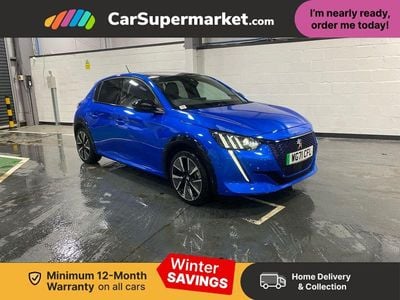 Blue Used 2021 Peugeot e-208 GTi Hatchback | £12,997 (Fair price)
