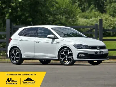 Used VW Polo R-line 95 HP (69 kW) 2019 White Hatchback