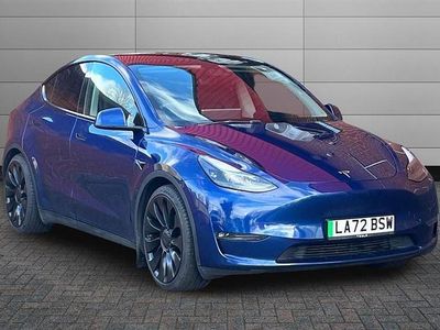Used Tesla Model Y Performance 313 kW (426 HP) 2022 Deep blue SUV
