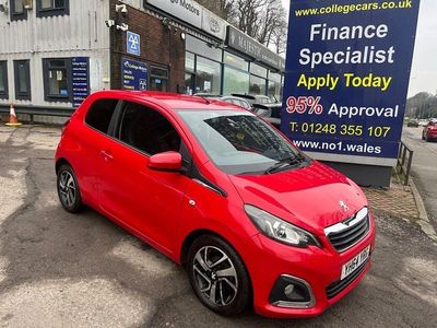 Used Peugeot 108 Allure 82 HP (60 kW) 2014 Red Hatchback