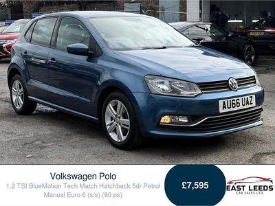 Used VW Polo Match 2016 Blue Hatchback