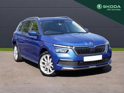Used Skoda Kamiq SE L 108 HP (79 kW) 2021 Race blue metallic SUV