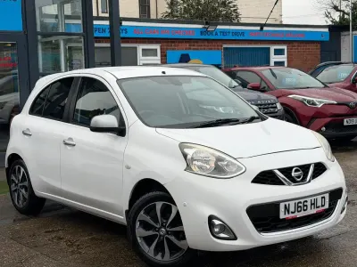 Begagnad Nissan Micra N-TEC 80 HK (58 kW) 2016 Vit Halvkombi