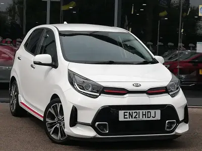 Used Kia Picanto GT-Line S 66 HP (48 kW) 2021 White Hatchback