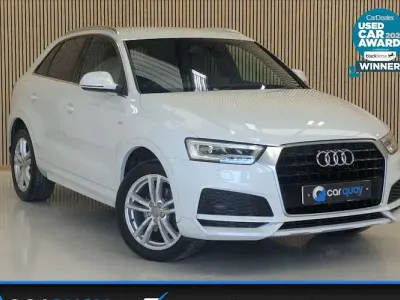 Used Audi Q3 S-Line 150 HP (110 kW) 2018 White SUV