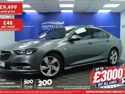 Used Vauxhall Insignia SRi 165 HP (121 kW) 2019 Grey Hatchback