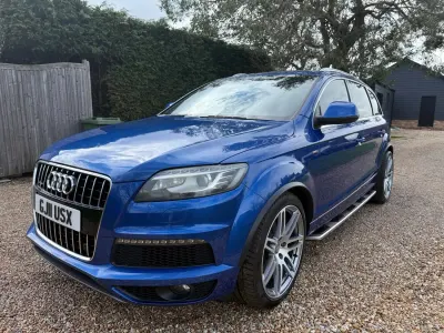 Begagnad Audi Q7 S-Line 2011 Blå SUV