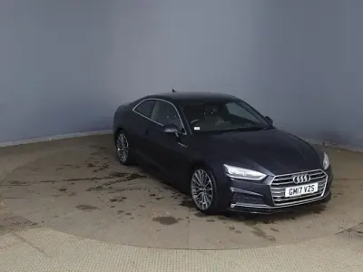 Used Audi A5 S-Line 190 HP (139 kW) 2017 Blue Coupe