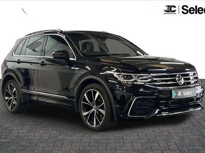 Black Used 2021 VW Tiguan R-line SUV | £22,700 (Fair price)