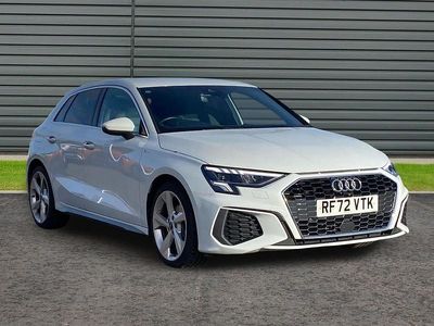 White Used 2023 Audi A3 Sportback S-Line Hatchback | £18,395 (Fair price)