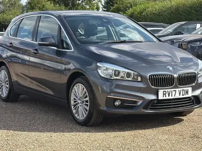 Used BMW 218 Active Tourer Luxury Line 134 HP (98 kW) 2017 Grey MPV