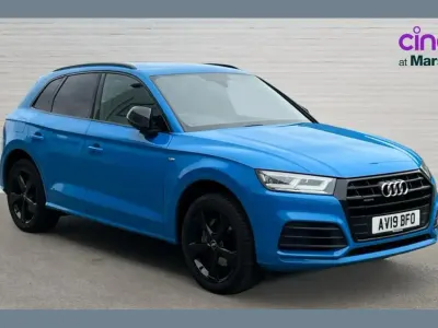 Used Audi Q5 Black Edition 190 HP (139 kW) 2019 Blue SUV