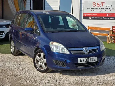 Used Vauxhall Zafira 120 HP (88 kW) 2008 Blue MPV