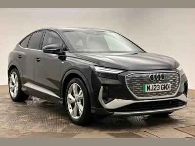 Used Audi Q4 e-tron S-Line 150 kW (204 HP) 2023 Black SUV