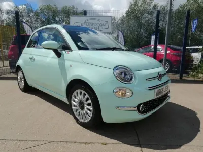 Used Fiat 500 Lounge 69 HP (50 kW) 2017 Green Hatchback