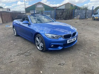Used BMW 435 M Sport 2016 Blue Cabriolet