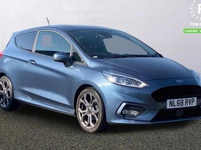 Used Ford Fiesta ST-Line 101 HP (74 kW) 2018 Blue Hatchback