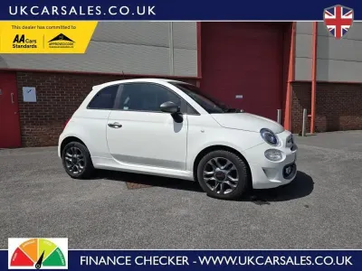 Used Fiat 500 S 69 HP (50 kW) 2017 White Hatchback