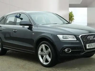 Used Audi Q5 S-line plus 230 HP (169 kW) 2015 Blue SUV
