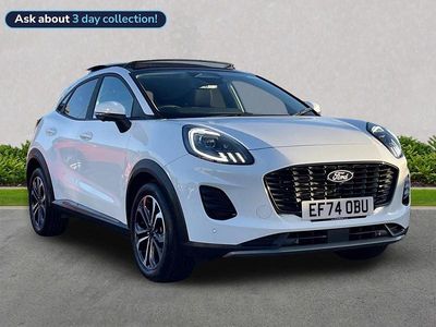 White Used 2024 Ford Puma Titanium SUV | £19,950 (Expensive)