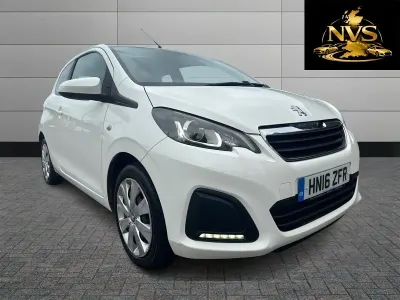 Used Peugeot 108 Active 68 HP (50 kW) 2016 White Hatchback