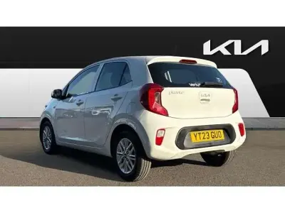 Begagnad Kia Picanto 66 HK (48 kW) 2023 Vit Halvkombi