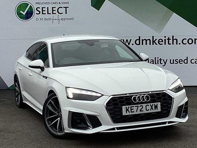 Used Audi A5 S-Line 2023 White Hatchback