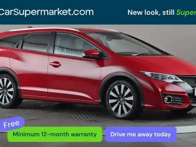 Begagnad Honda Civic SR 141 HK (103 kW) 2016 Röd Kombi