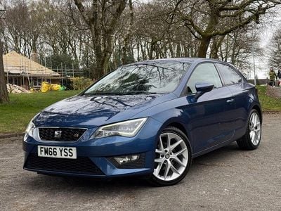 Used Seat Leon FR 125 HP (91 kW) 2017 Blue Hatchback