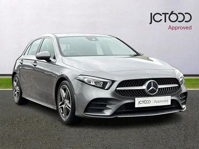 Used Mercedes A200 AMG line 161 HP (118 kW) 2019 Grey Hatchback